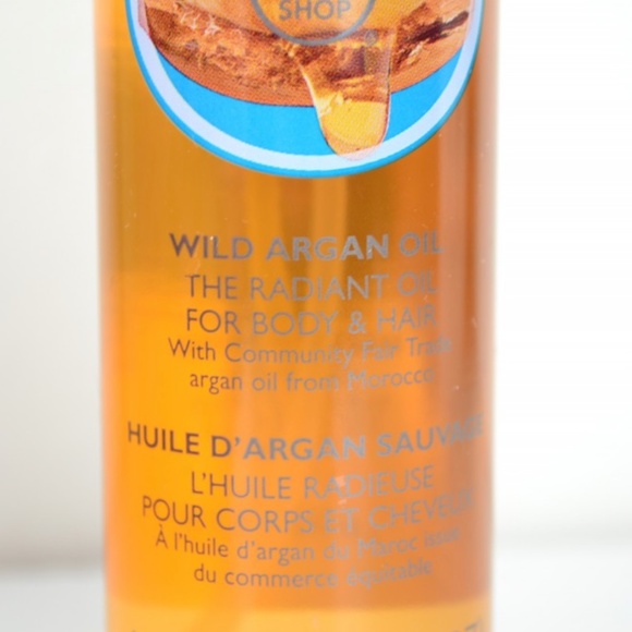 The Body Shop Wild Argan The Radiant Oil for Body & Hair 4.2 oz 125 ml Rare NEW - Picture 4 of 7